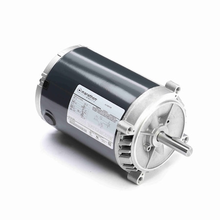 Leeson Motor 1/6 Hp Single Phase Hvac/R Motor, 1 Phase, 1200 Rpm, 115 V, 56Cz Frame, Odp H209